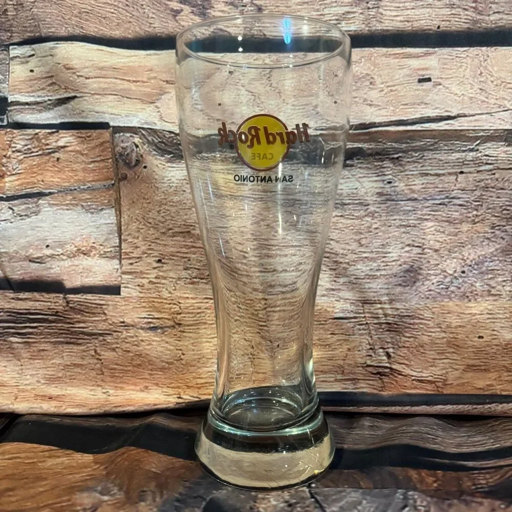 Hard Rock Cafe San Antonio Pilsner Beer Glass 8
